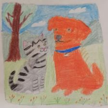 Дана в конкурсе «Замурчательные рисунки»