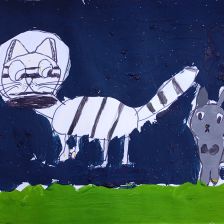 Диана Павлушкина в конкурсе «Замурчательные рисунки»