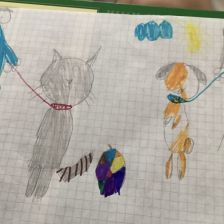 Ульяна Денисовна Лабутина в конкурсе «Замурчательные рисунки»