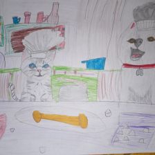 Варя Георгиевна Ганиева в конкурсе «Замурчательные рисунки»