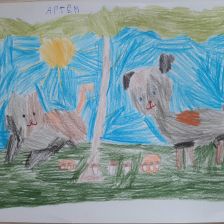 Артём в конкурсе «Замурчательные рисунки»