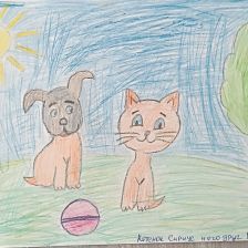 Даша Огневская в конкурсе «Замурчательные рисунки»