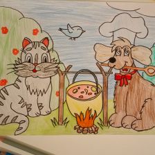 Милослава Сергеевна Баранова в конкурсе «Замурчательные рисунки»