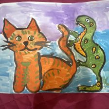 Элина Эльдаровна Бекерова в конкурсе «Замурчательные рисунки»