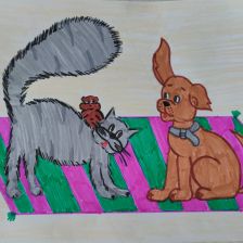 Анна Дмитриевна Барменкова в конкурсе «Замурчательные рисунки»