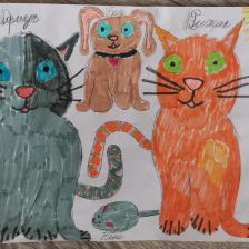 Ульяна Геннадьевна Кудрявцева в конкурсе «Замурчательные рисунки»