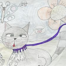 Сафия Зауровна Яралиева в конкурсе «Замурчательные рисунки»