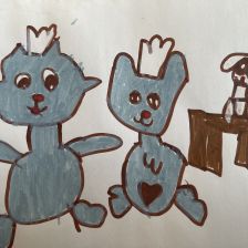 Есения Максимовна Кузнецова в конкурсе «Замурчательные рисунки»