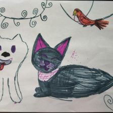 Дарья Андреевна Корчевная в конкурсе «Замурчательные рисунки»