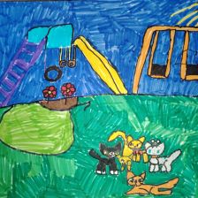 Станиславская Александровна Лилия в конкурсе «Замурчательные рисунки»