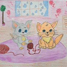 Полина Александровна Оленева в конкурсе «Замурчательные рисунки»