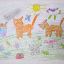 Милана Алексеевна Соболева в конкурсе «Замурчательные рисунки»