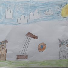 Тимур в конкурсе «Замурчательные рисунки»