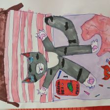 Кадочникова Николаевна Полина в конкурсе «Замурчательные рисунки»