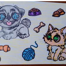 Sabrina Хошимова в конкурсе «Замурчательные рисунки»