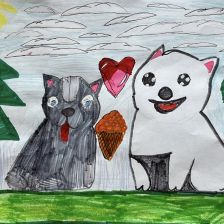 Вероника Бойко в конкурсе «Замурчательные рисунки»