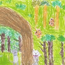 Эмилия Скорик в конкурсе «Замурчательные рисунки»