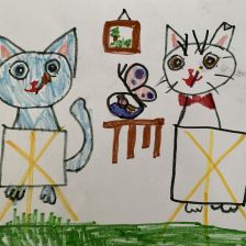 Стефания Алексеевна Лисина в конкурсе «Замурчательные рисунки»