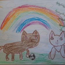 Лиза Денисовна Фоменкова в конкурсе «Замурчательные рисунки»