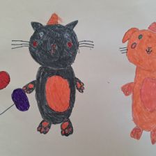 Полина Андреевна Птушкина в конкурсе «Замурчательные рисунки»