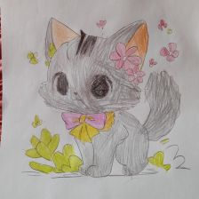 Милана Евгеньевна Красильникова в конкурсе «Замурчательные рисунки»