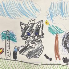 Вика Васина в конкурсе «Замурчательные рисунки»