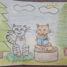 Никита Сергеевич Потапов в конкурсе «Замурчательные рисунки»