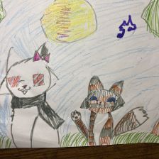 Аня Музалевская в конкурсе «Замурчательные рисунки»