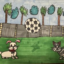 Артем Мягкий Станиславович в конкурсе «Замурчательные рисунки»