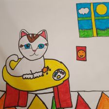 Аня Александровна Е в конкурсе «Замурчательные рисунки»