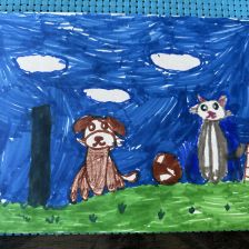 Валерия Лаврова в конкурсе «Замурчательные рисунки»