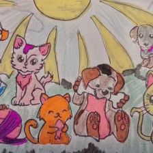 Валерия Александровна Кузнецова в конкурсе «Замурчательные рисунки»