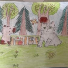 Сахиба Мурадовна Магомедова в конкурсе «Замурчательные рисунки»