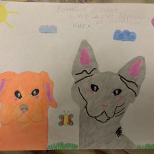 Никуся Владимировна Татьянич в конкурсе «Замурчательные рисунки»