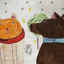 Василина Левичева в конкурсе «Замурчательные рисунки»