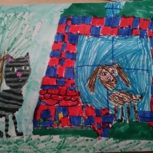 Василиса Артемовна Веденеева в конкурсе «Замурчательные рисунки»