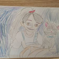 Поля Максимовна Белова в конкурсе «Замурчательные рисунки»