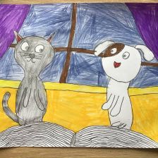 Ева Борисовна Кузьменко в конкурсе «Замурчательные рисунки»