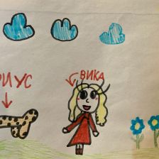 Полина Ильинична Марченко в конкурсе «Замурчательные рисунки»