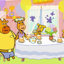 Оранжевая корова