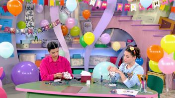 Мастерская УМЕЛЫЕ РУЧКИ. К юбилею канала «Карусель». Выпуск 255. Лампа «Барашек»