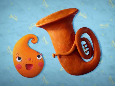 Мультсериал «Пластилинки. Музыкальные инструменты»