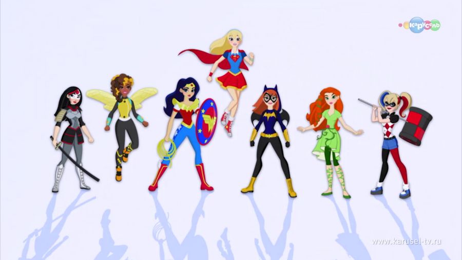 DC девчонки-супергерои.  Добро пожаловать в Школу Супергероев. 01.01