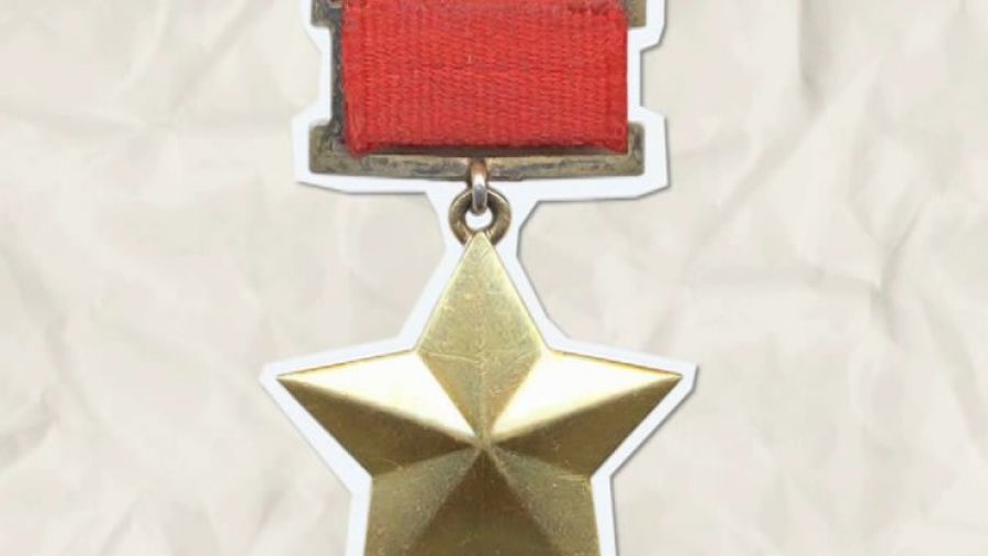 Знаки победы. Медаль золотая звезда