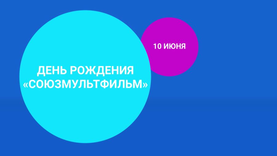 День рождения «Союзмультфильма» 10 июня