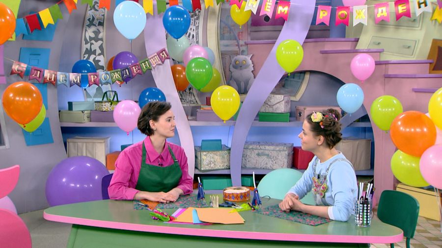 Мастерская УМЕЛЫЕ РУЧКИ к юбилею канала «Карусель». Выпуск 249. Игра «Весёлая карусель»