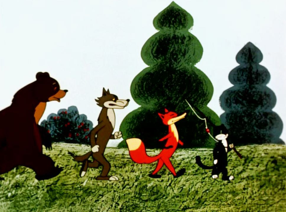 Кот рыболов мультфильм 1964