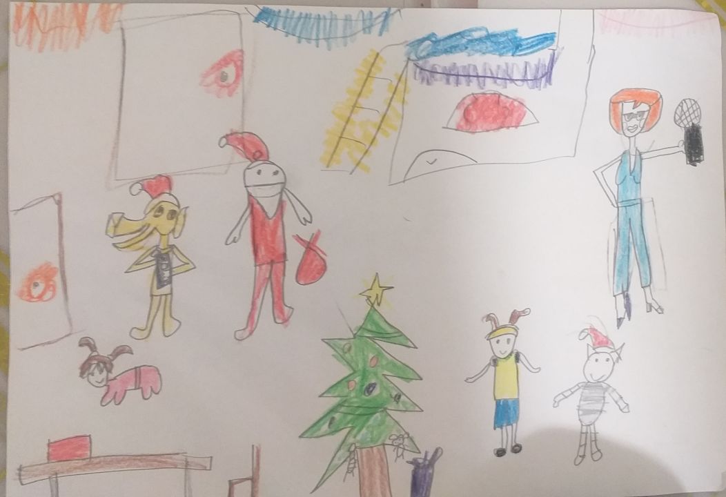 Как нарисовать комарова