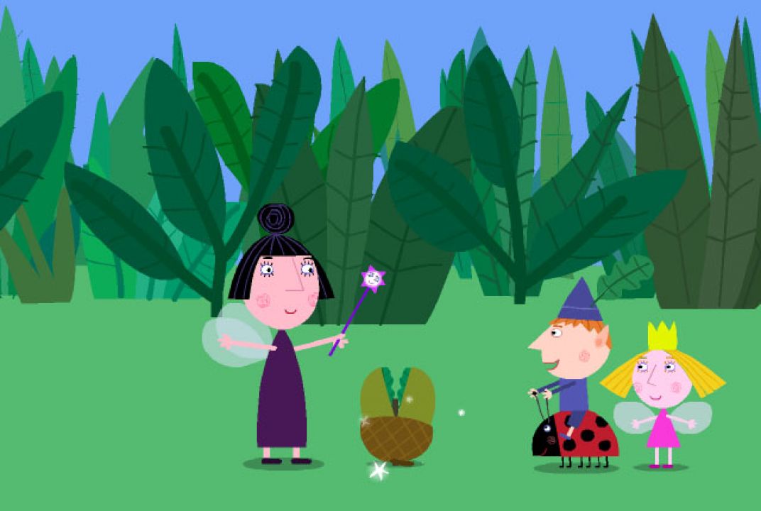 Детская онлайн игра Бен и Холли. Заклинание роста играть