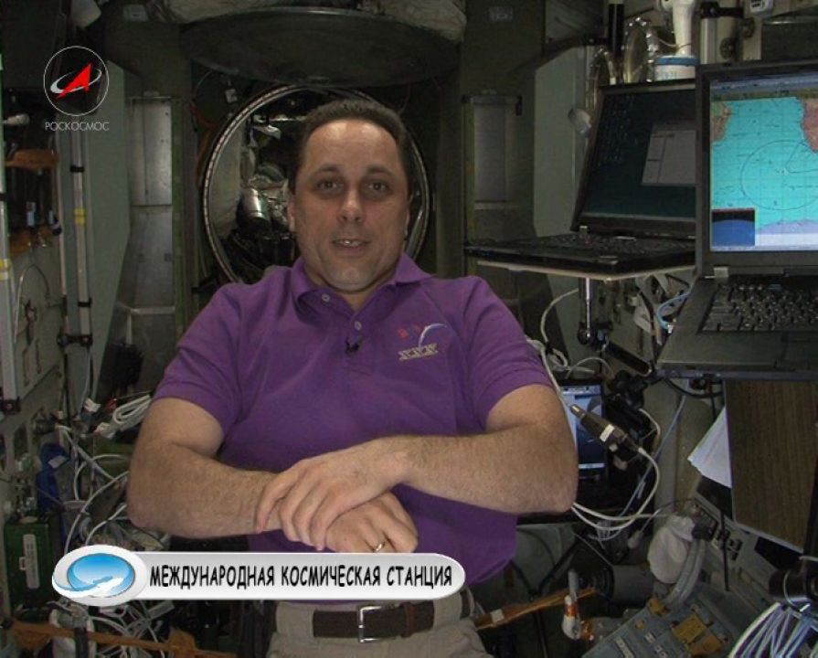 Приветствие космонавта Антона Шкаплерова туристическому фестивалю "Античное насл